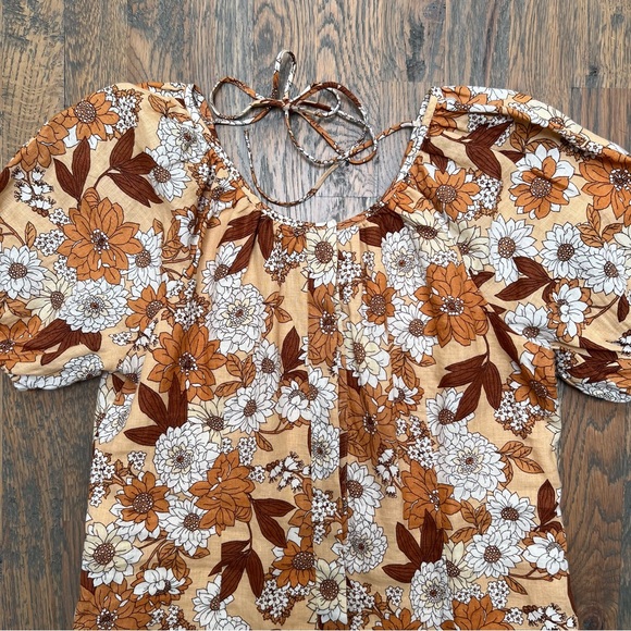 J. Crew V-back Linen Shirtdress in Zinnia Floral - Picture 2 of 12